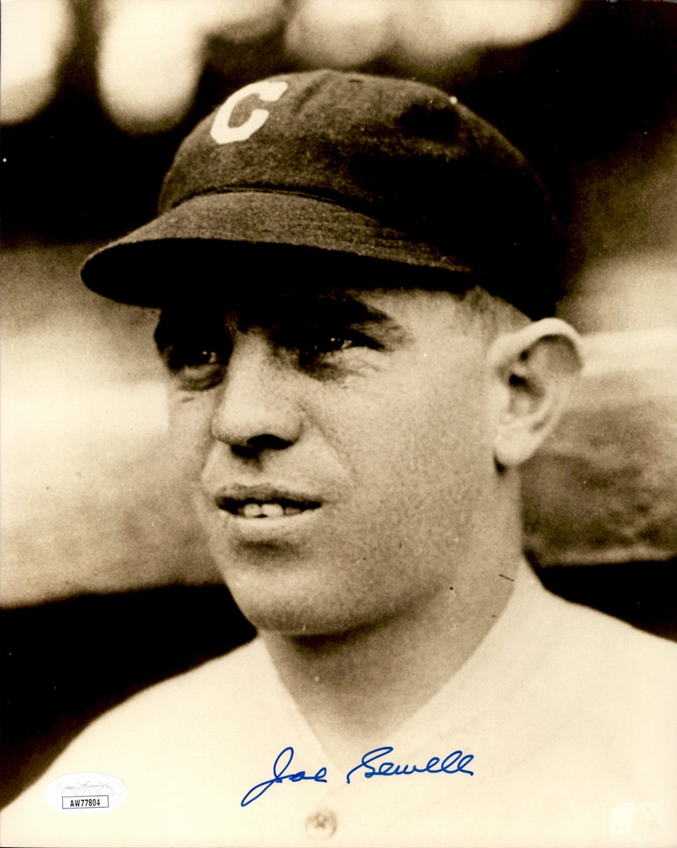 Joe Sewell HOF Signed/Auto 8x10 Photo Cleveland Indians JSA 191134