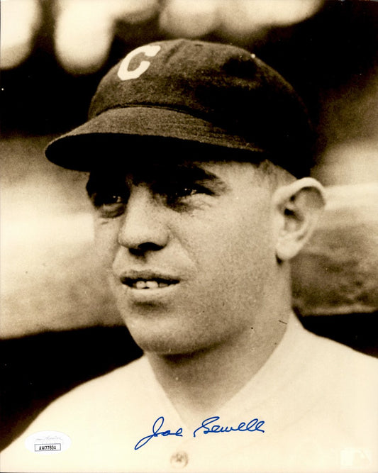 Joe Sewell HOF Signed/Auto 8x10 Photo Cleveland Indians JSA 191134