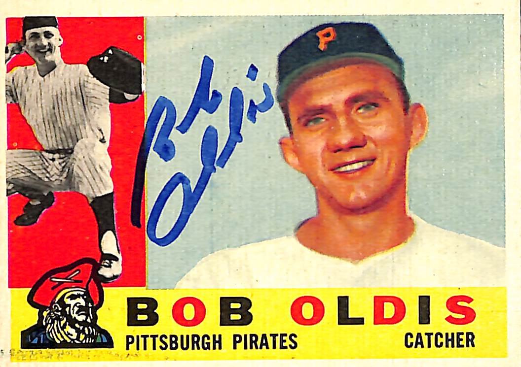 1960 TOPPS #361 Bob Oldis Pittsburgh Pirates Signed/Auto Card 190996