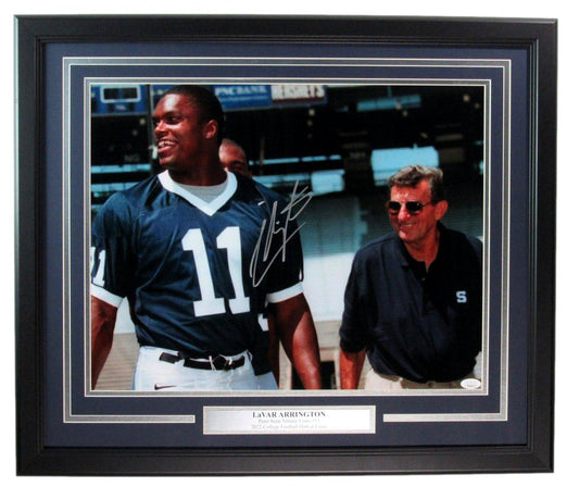 LaVar Arrington Signed/Autographed 16x20 Photo Penn State Framed JSA 192406