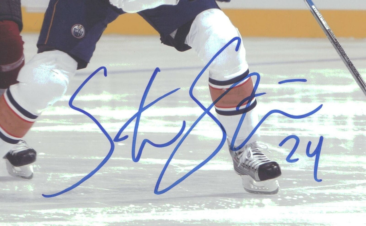 Steve Staios Edmonton Oilers Signed/Autographed 8x10 Photo 152649