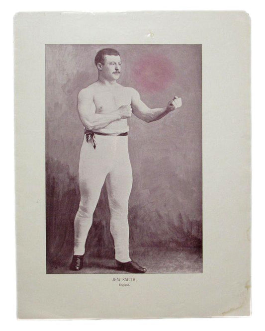 Jem Smith  Boxer 1895 Boxing Gladiators 11x15 Supplement Poster