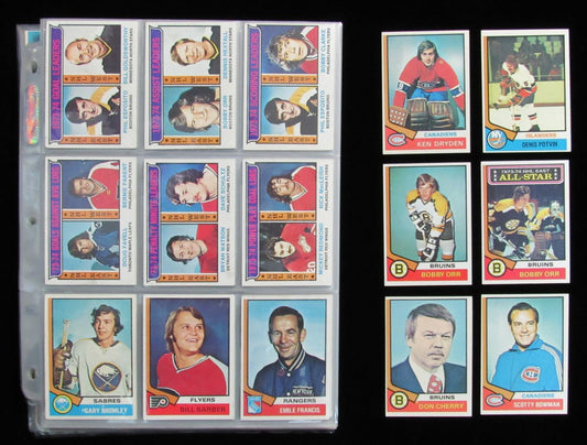 1974-75 Topps Hockey Cards Complete Set (1-264) Bobby Orr/Scotty Bowman 190164