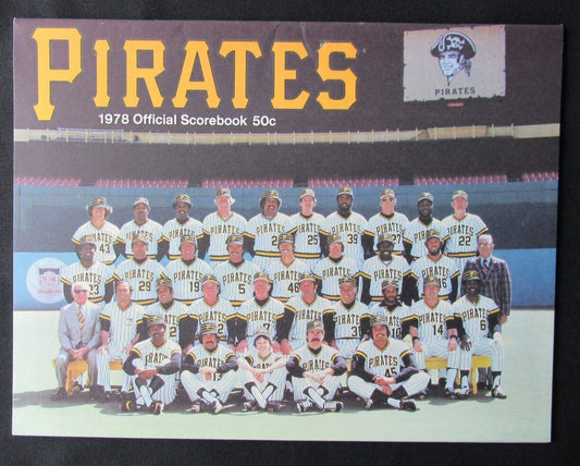 1978 Pittsburgh Pirates vs. Philadelphia Phillies Game Program/Scorebook