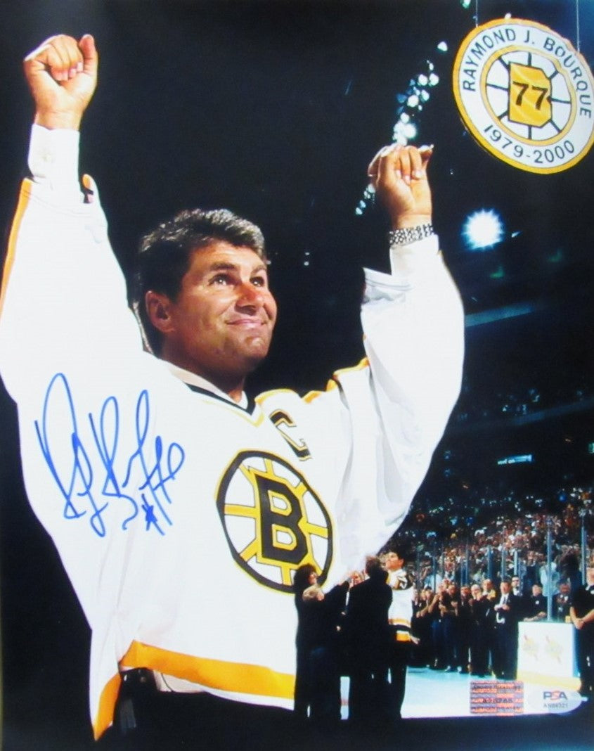 Ray Bourque HOF Signed/Auto 11x14 Photo Boston Bruins PSA/DNA 192358