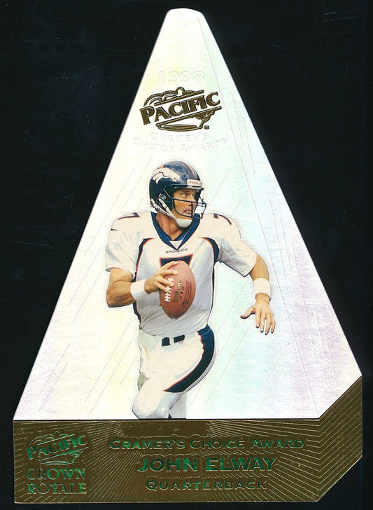 1998 Crown Royale John Elway Cramers Choice Award Jumbo #2 Denver Broncos