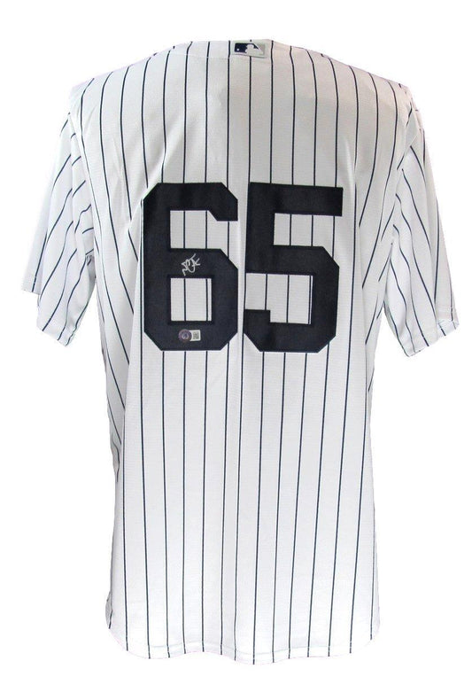 Nestor Cortez Autographed MLB Baseball Authentic Jersey Yankees Beckett 177523