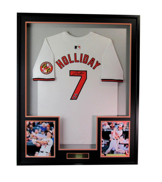 Jackson Holliday Autographed Jersey Baltimore Orioles Framed Fanatic 193089