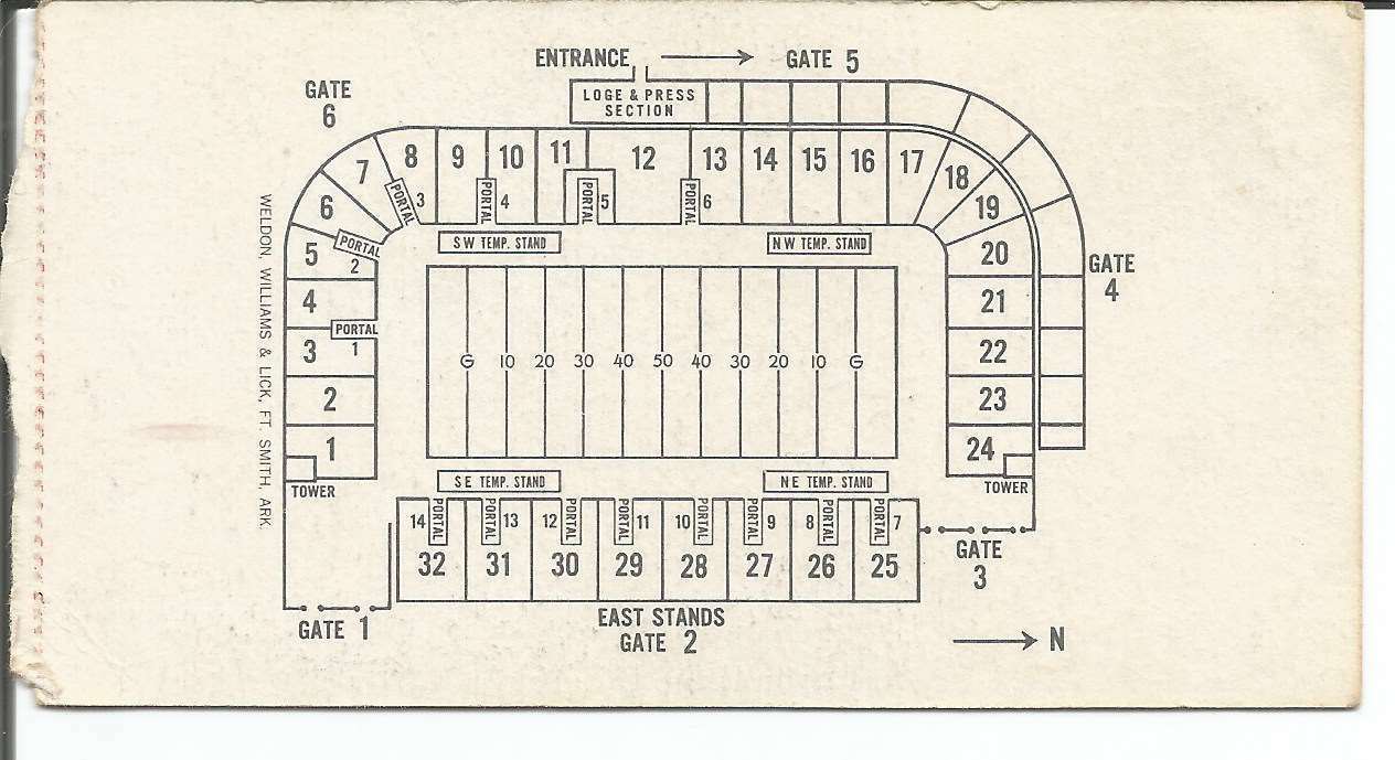 1966 Army vs. Pittsburgh Football Game Ticket Stub at Michie Stadium 150347