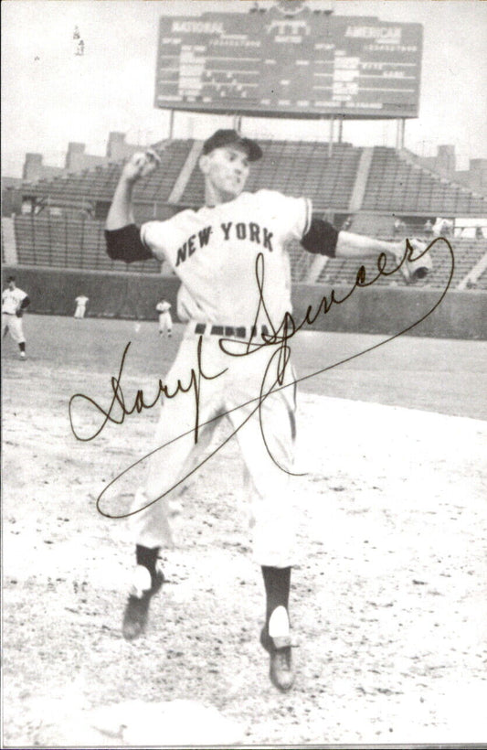 Daryl Spencer Yankees Signed/Autographed 3x5  Photo 179225