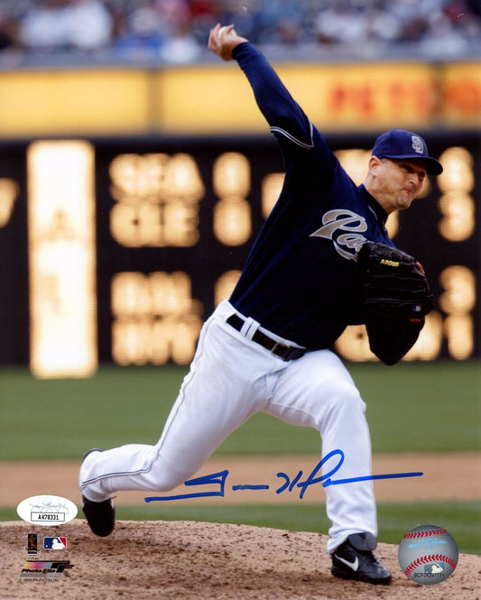 Trevor Hoffman HOF Autographed 8x10 Photo San Diego Padres JSA 180888