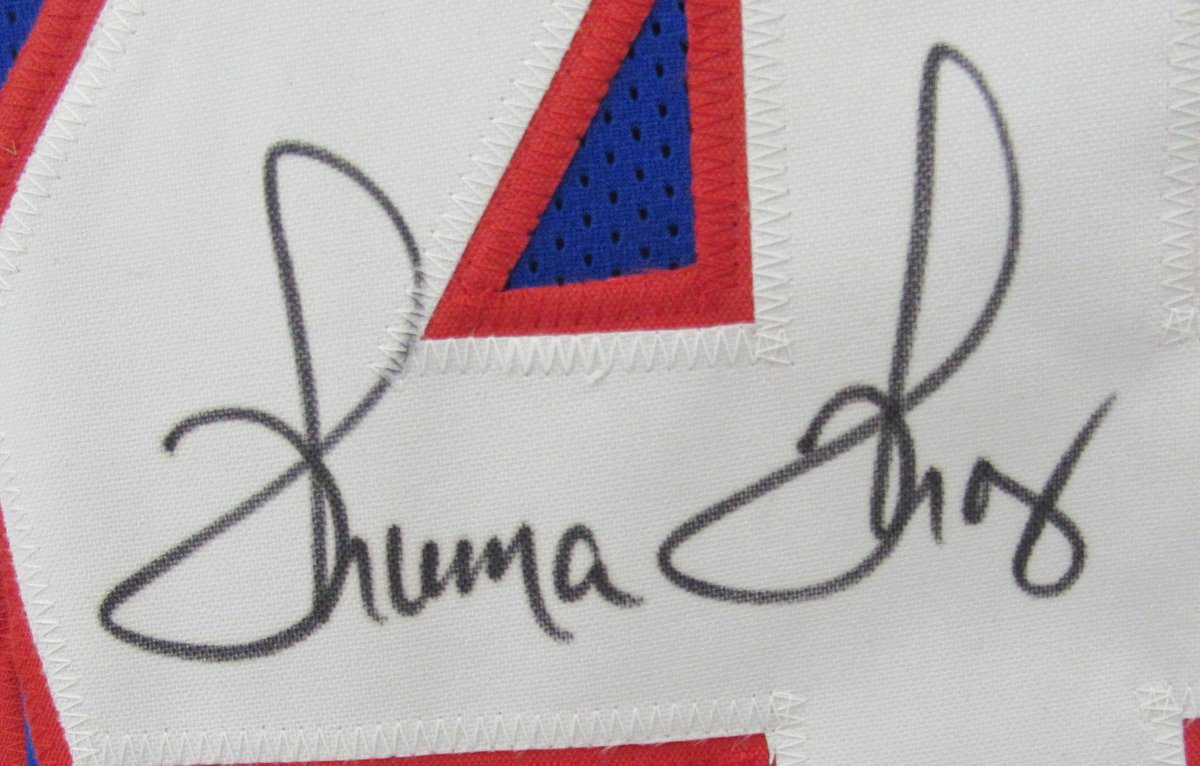 Thurman Thomas HOF Signed/Autographed Custom Buffalo Bills Jersey JSA 192038