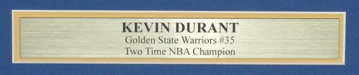 Kevin Durant Autographed 11x14 Photo Golden State Warriors Framed PSA/DNA