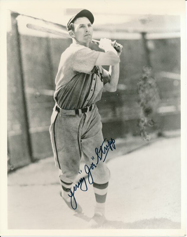 Joe Stripp Brooklyn Dodgers Signed/Autographed 8x10 Photo JSA 143278