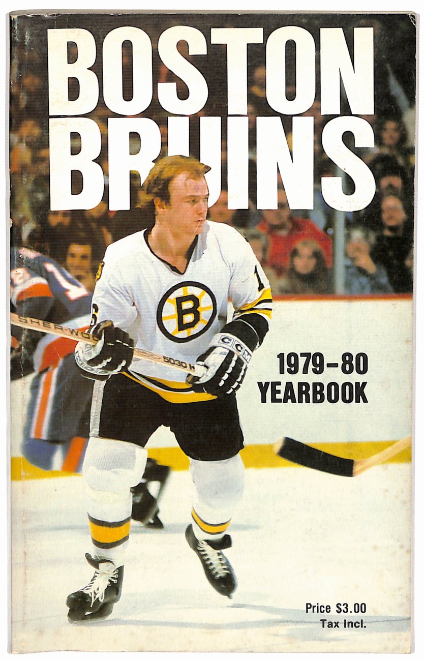 1979-80 Boston Bruins Official NHL Yearbook Ray Bourque Rookie 182053