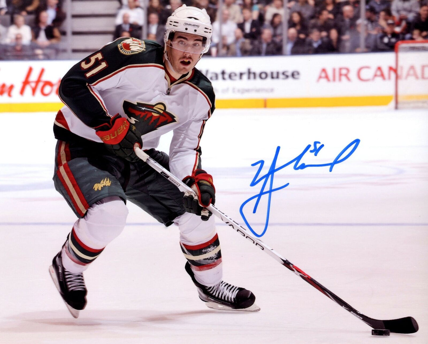 James Sheppard Minnesota Wild Signed/Autographed 8x10 Photo 153355