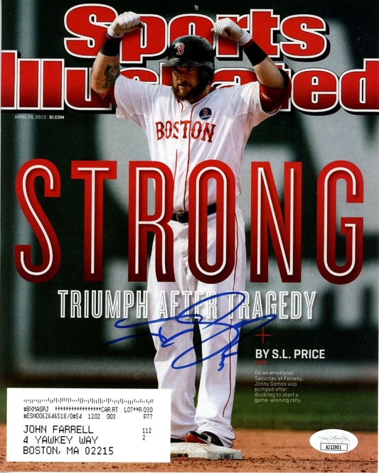 Jonny Gomes Autographed 8x10 Photo Boston Red Sox JSA 177847