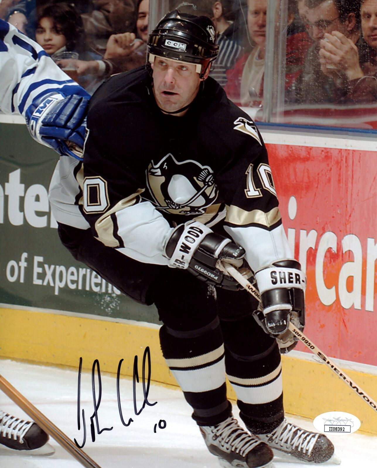 John LeClair Pittsburgh Penguins Signed/Autographed 8x10 Photo JSA 153870