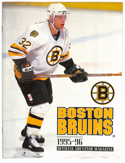 January 2 1996  Boston Bruins vs Chicago Blackhawks Offical  Game Program 182019