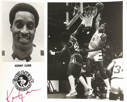 Kenny Carr Cavaliers Vintage Team Issued Signed/Auto 8x10 Photo 189091