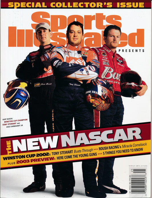 2003 Sports Illustrated Magazine NO LABEL Busch Stewart Earnhardt Jr.