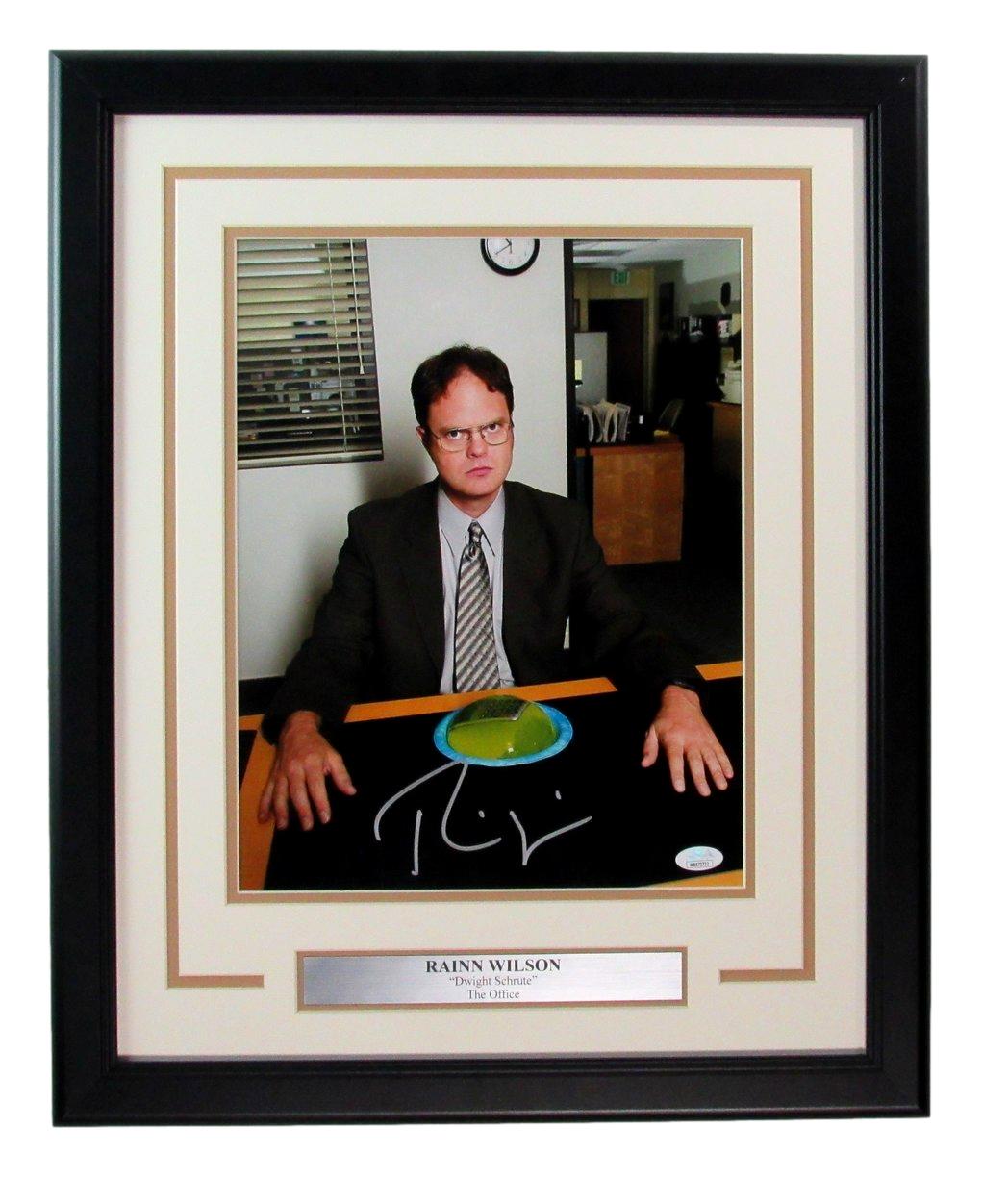 Rainn Wilson Signed 11x14 Photo Framed "Dwight Schrute - The Office" JSA 189223