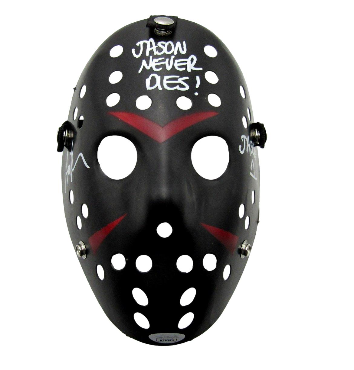 Ari Lehman Signed/Inscribed Black Mask "Friday the 13th" JSA 189568