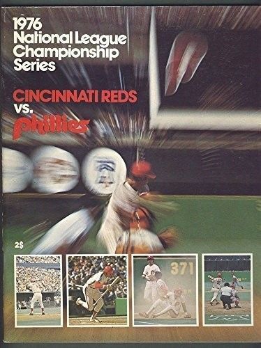 1976 NLCS Program Philadelphia Phillies Cincinnati Reds Veterans Stadium 129422