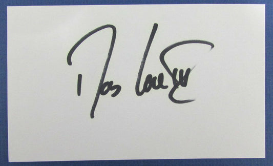 Davis Love III PGA Signed 3x5 Index Card 127062