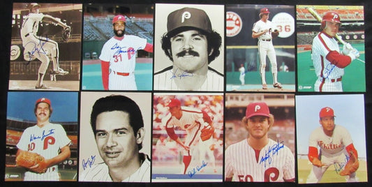 Lot of (20) Autographed 1980 Philadelphia Phillies 8x10 Photos 181352