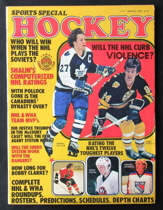 1979 Hockey Magazine Darryl Sittler Terry O'Reilly on Cover 176410