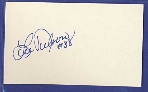 Lee Nelson Cardinals Signed/Autographed 3x5 Index Card