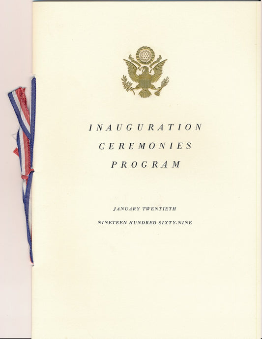 1969 Presidential Inauguration Program & Docs 1/20/1969 Richard Nixon 147382