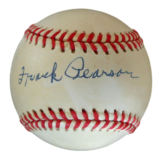 Frank Pearson Autographed ONL Baseball Negro League Black Yankees JSA 179803