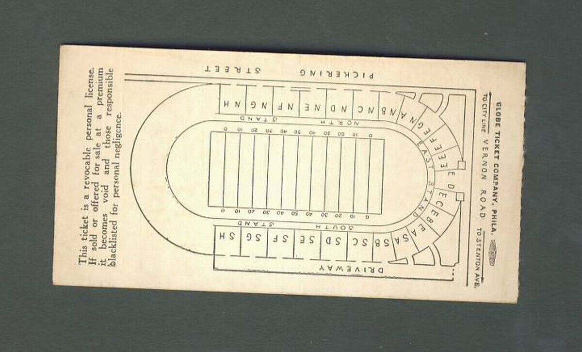 Temple Owls Football Ticket Stub 10/20/1962 vs. Buffalo 142245