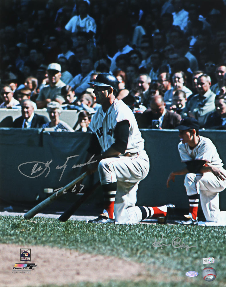 Carl Yastrzemski/Ken Regan Autograph/Inscribed TC 67 16x20 Photo Steiner 187509