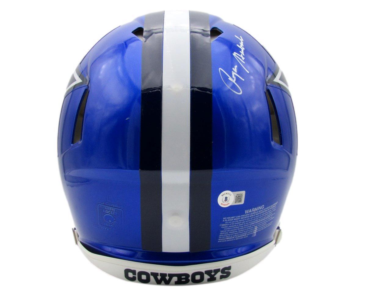 Roger Staubach HOF Autographed/Insc Full Size Flash Authentic Helmet Cowboys BAS