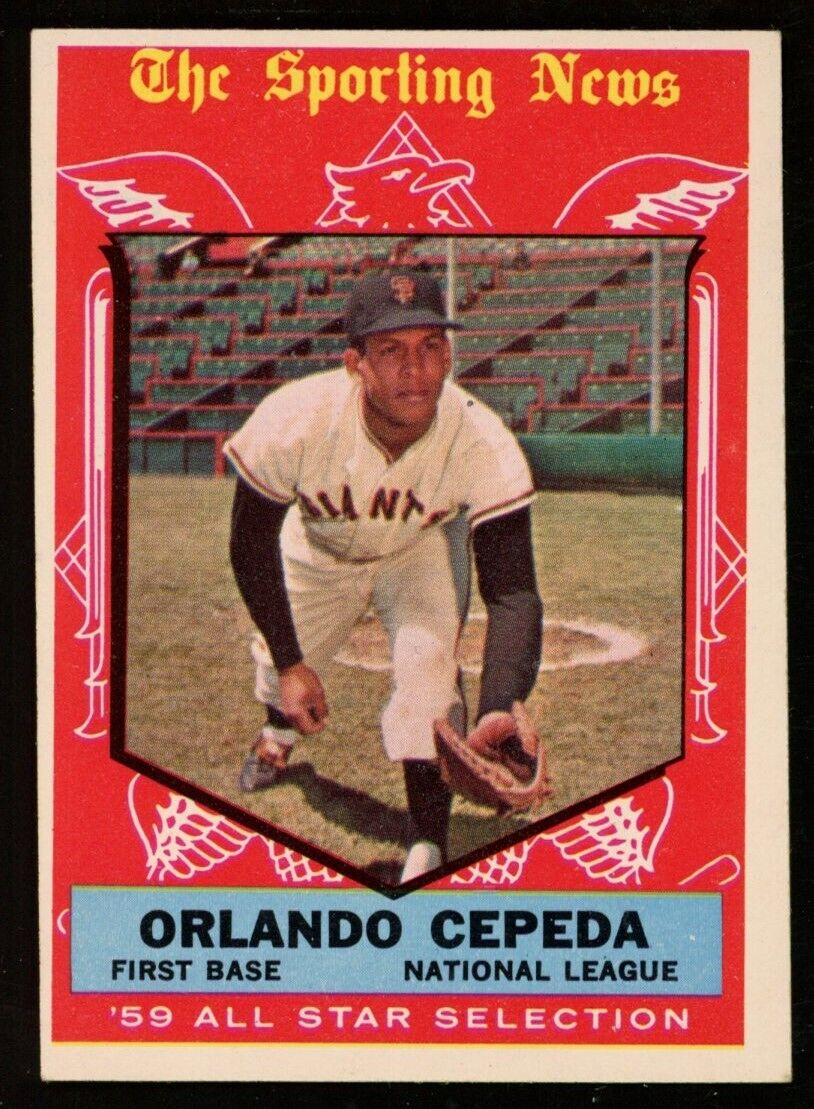 1959 Topps Baseball Orlando Cepeda HOF #553 San Francisco Giants