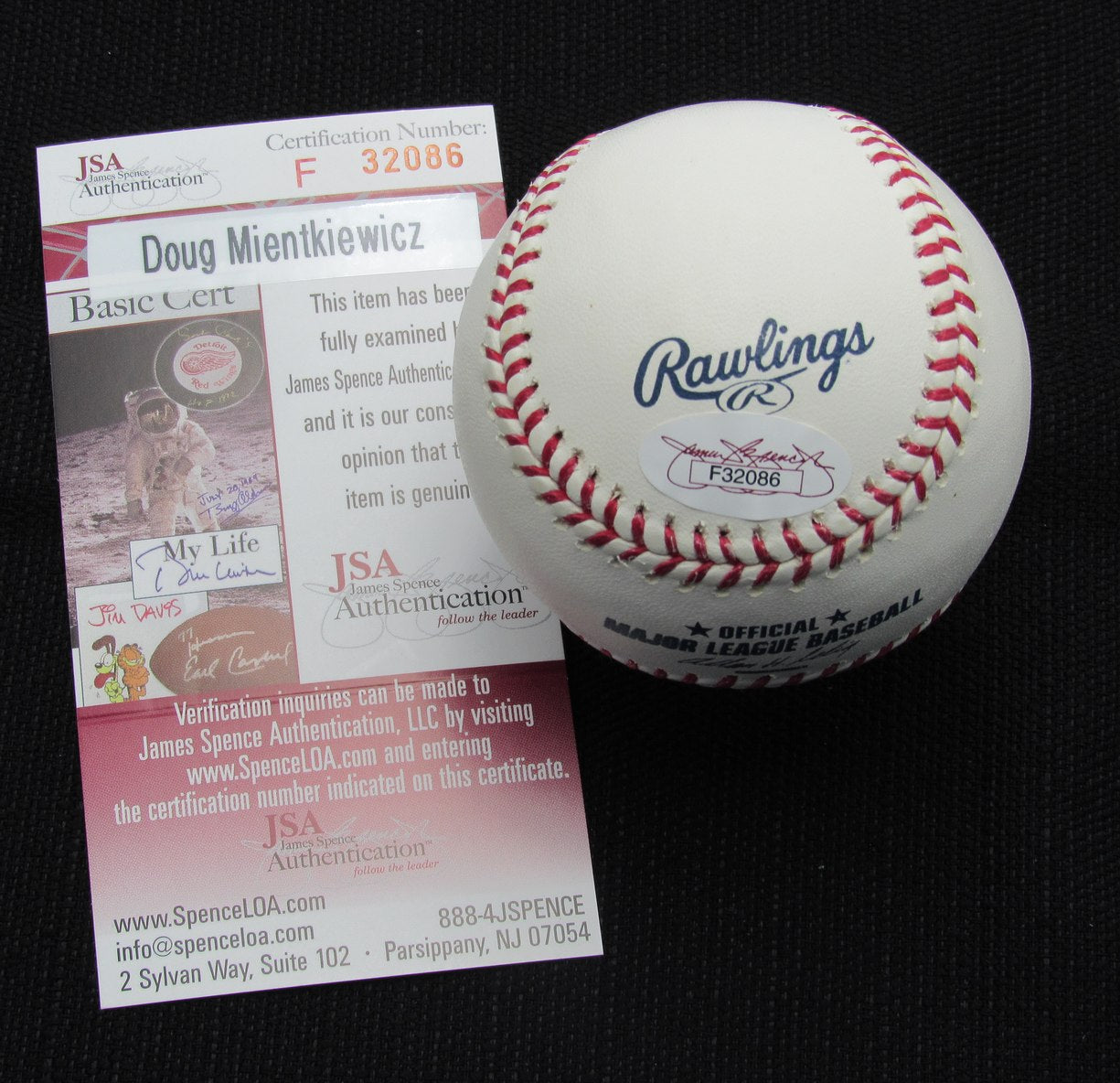 Doug Mientkiewicz Signed/Auto Yankees 100th OML Baseball JSA  186951