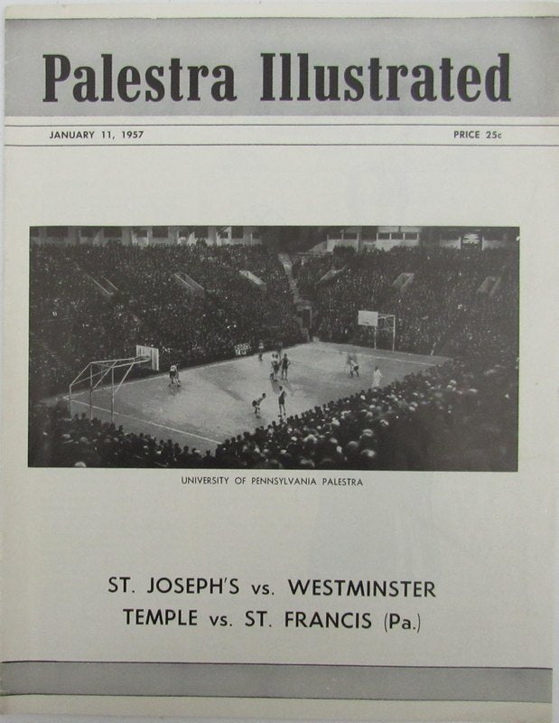 1957 St Joseph's Basketball Tournament College Basketball Program 131408