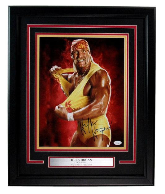 Hulk Hogan WWE HOF Signed/Autographed 11x14 Photo Framed JSA 190551