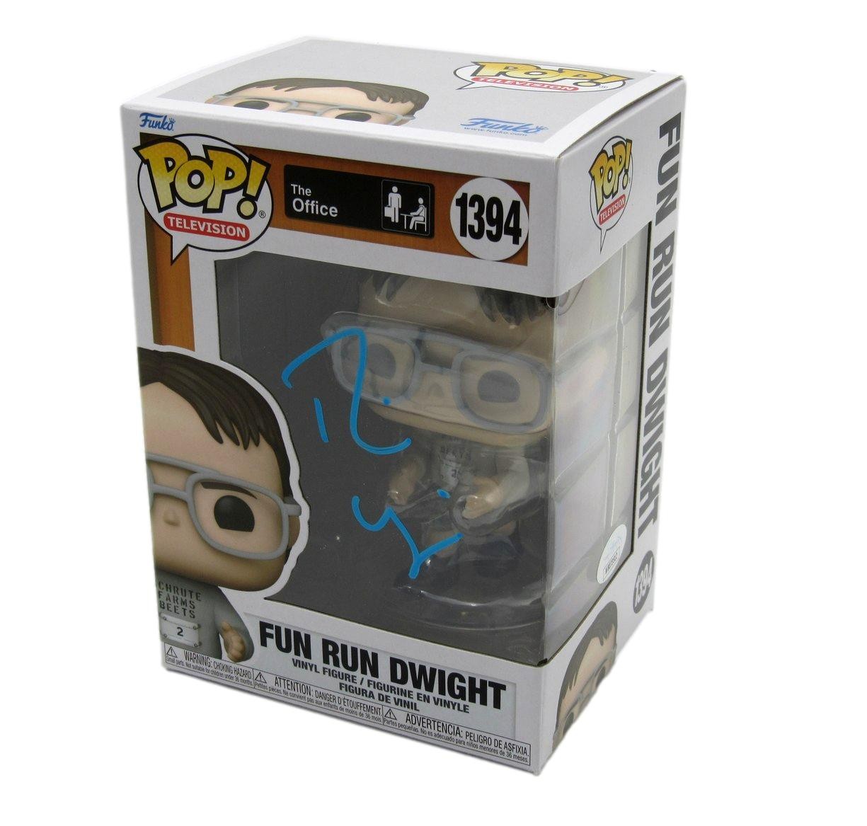 Rainn Wilson Autographed Funko Pop! #1394 Figurine "The Office" JSA 184713