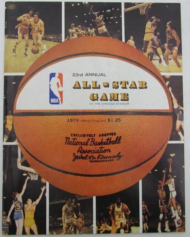 1973 23rd Annual NBA All Star Game Program @ Chicago Stadium 130093