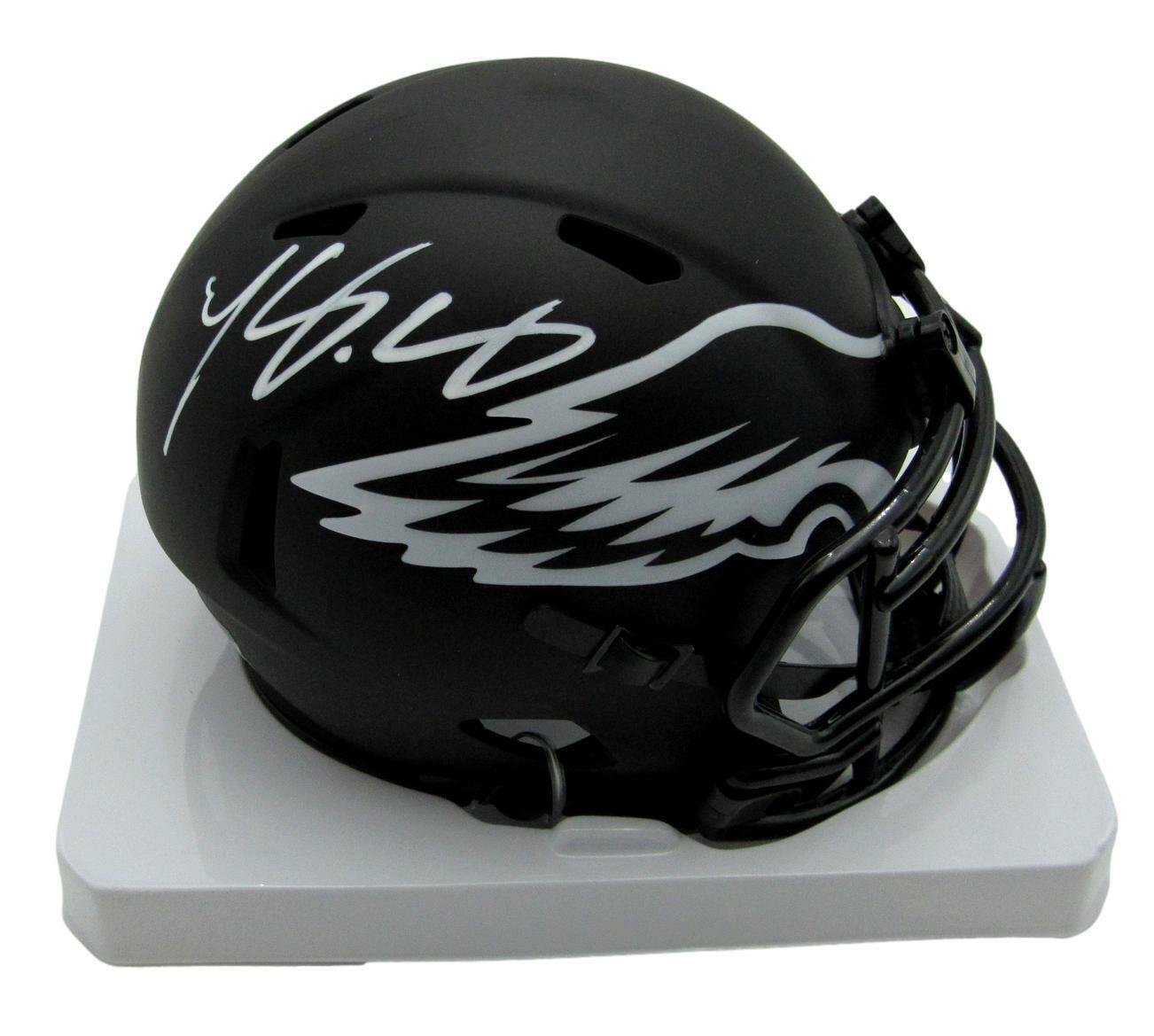 LeSean McCoy Signed/Autographed Eagles Eclipse Mini Helmet JSA Witness 159815