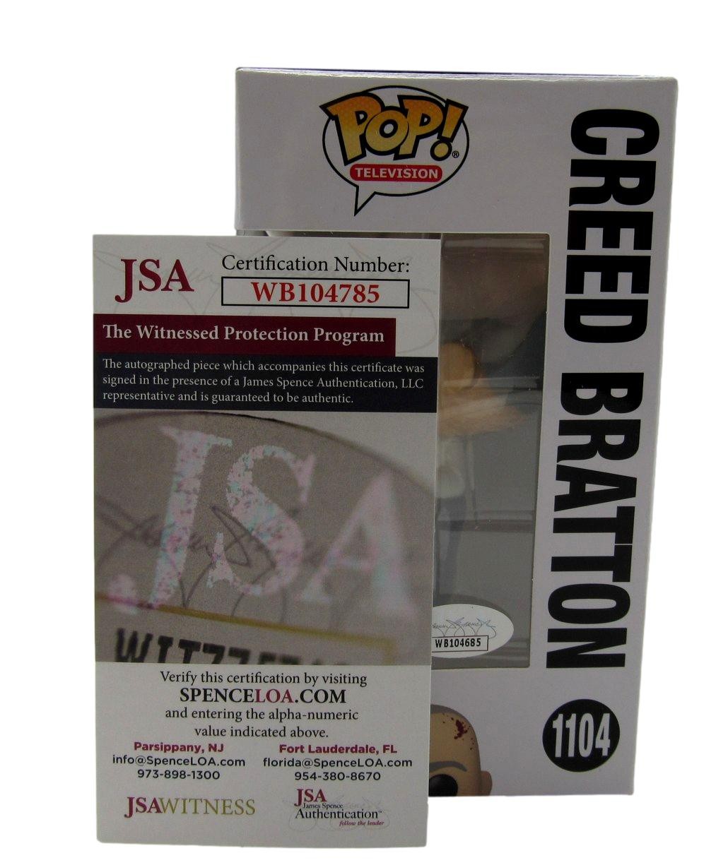 Creed Bratton Autographed Funko Pop! #1104 Figurine "The Office" JSA 184766