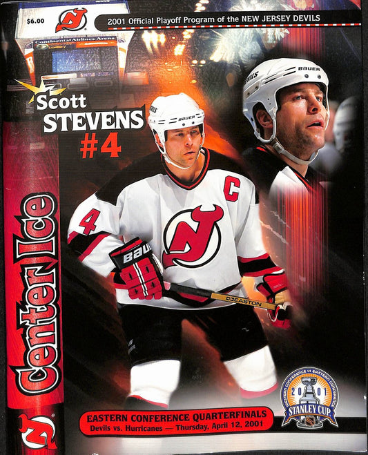 2001 Stanley Cup Playoffs Program New Jersey Devils 179621