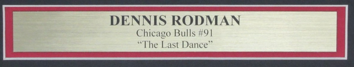 Dennis Rodman HOF Signed/Autographed 16x20 Photo Bulls Framed Beckett 190244