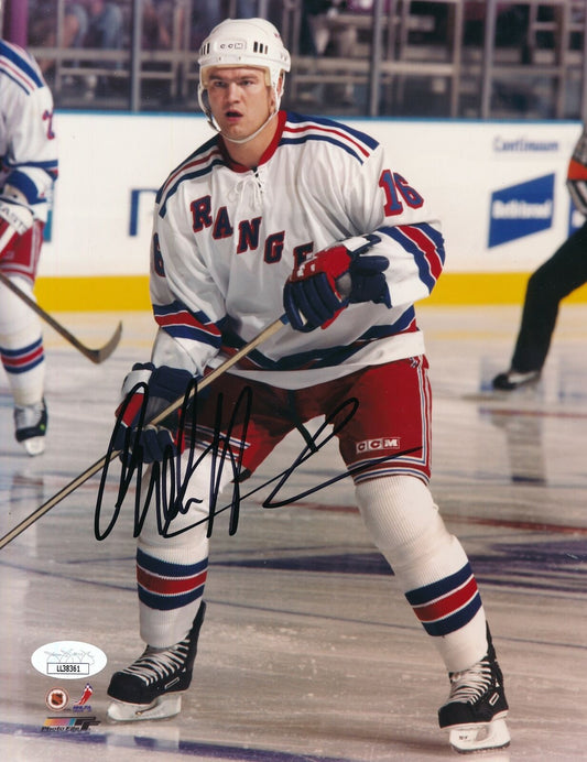 Bobby Holik New York Rangers Signed/Autographed 8x10 Photo JSA 157638