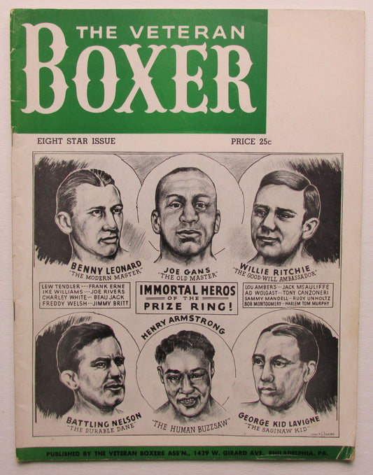 The Veteran Boxer Magazine Eight Star Issue "Immortal Heros" 167882