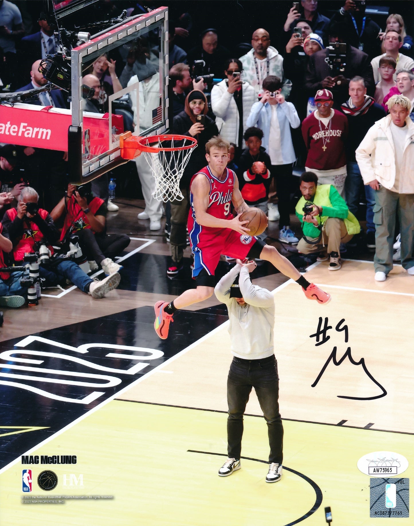 Mac McClung Signed/Autographed 8x10 Photo Philadelphia 76ers JSA 191750